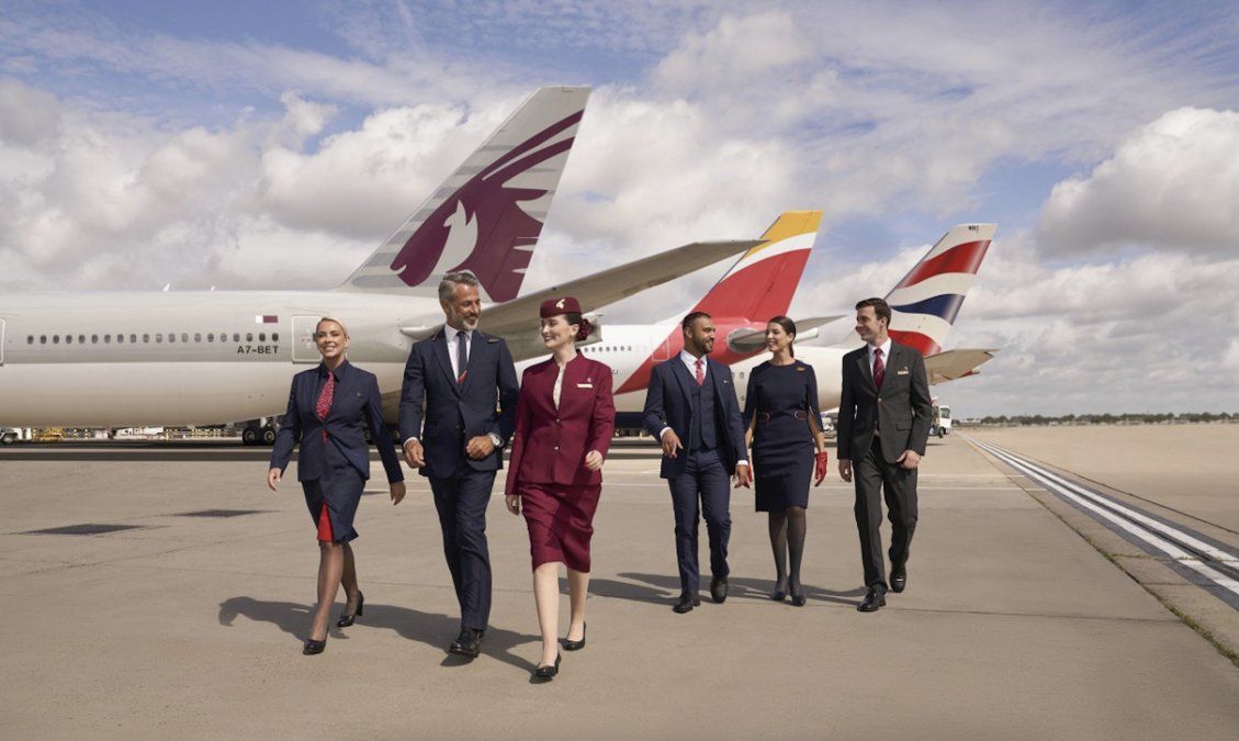 Alianza entre Iberia, Qatar Airways y British Airways.