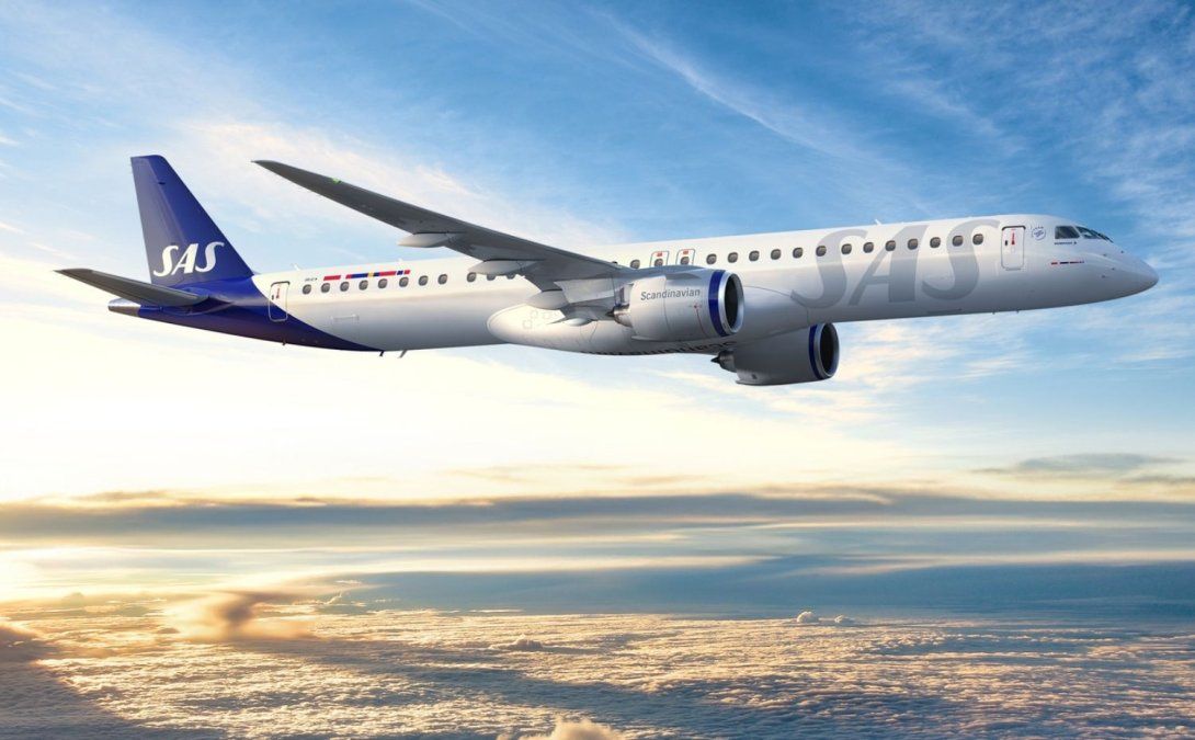 El Embraer E195-E2, el elegido por SAS, es el avión más grande de la Familia E-Jets de Embraer. El Embraer E195-E2, el elegido por SAS, es el avión más grande de la Familia E-Jets de Embraer.