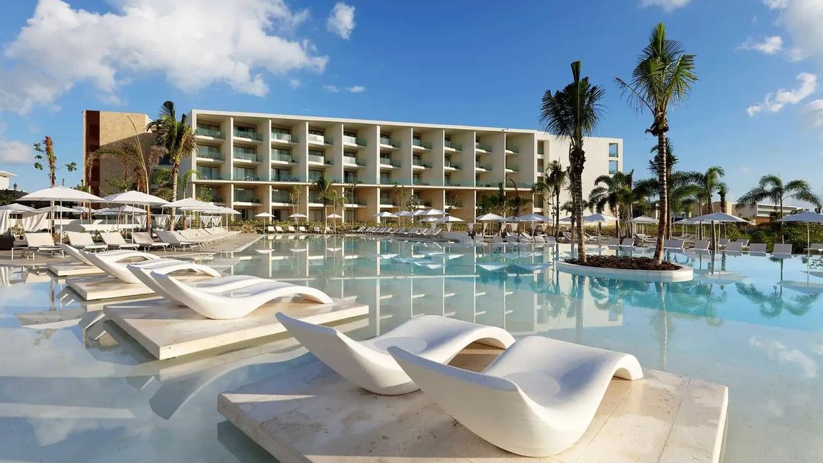 Caribe: así luce el exterior del Grand Palladium Select Costa Mujeres en el que Pampita celebró su cumpleaños. 