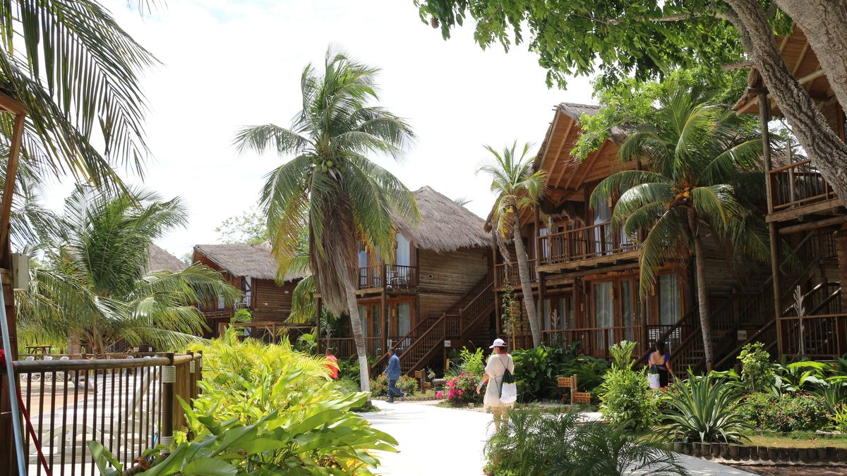 Instalaciones del hotel Isla del Encanto.