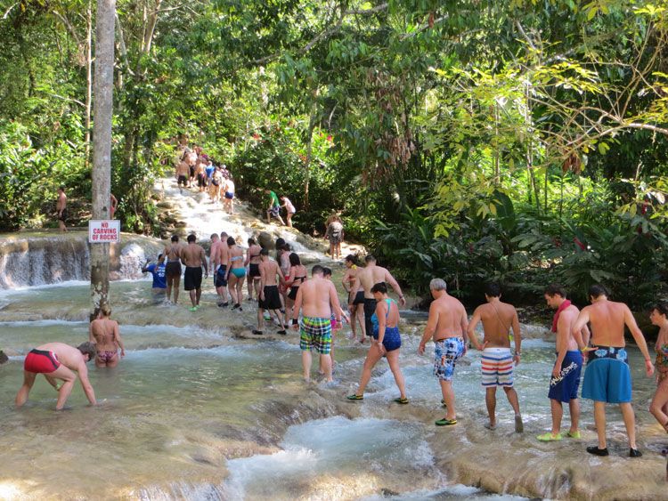 La Cascada del río Dunn, una de las atracciones de Ocho Ríos.