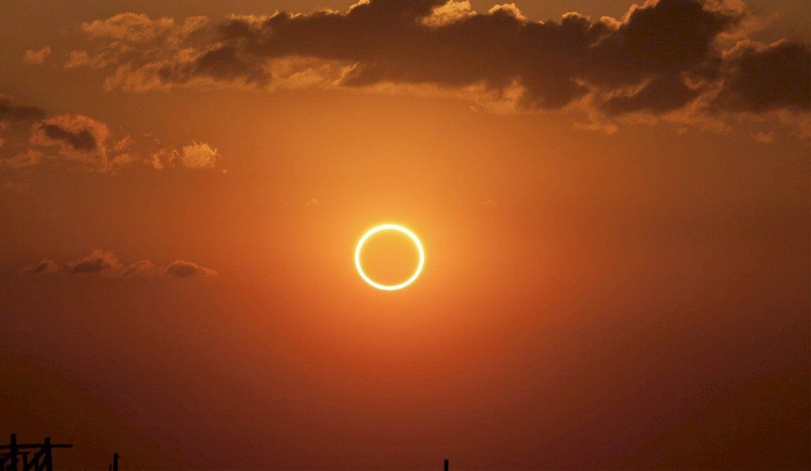 El eclipse solar anular solo podrá verse de forma completa en Chile y Argentina.