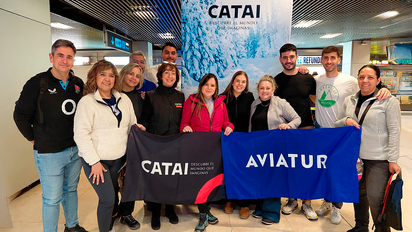 Directivos y asesores de Aviatur, CATAI y agencias españolas en Laponia. Directivos y asesores de Aviatur, CATAI y agencias españolas en Laponia.