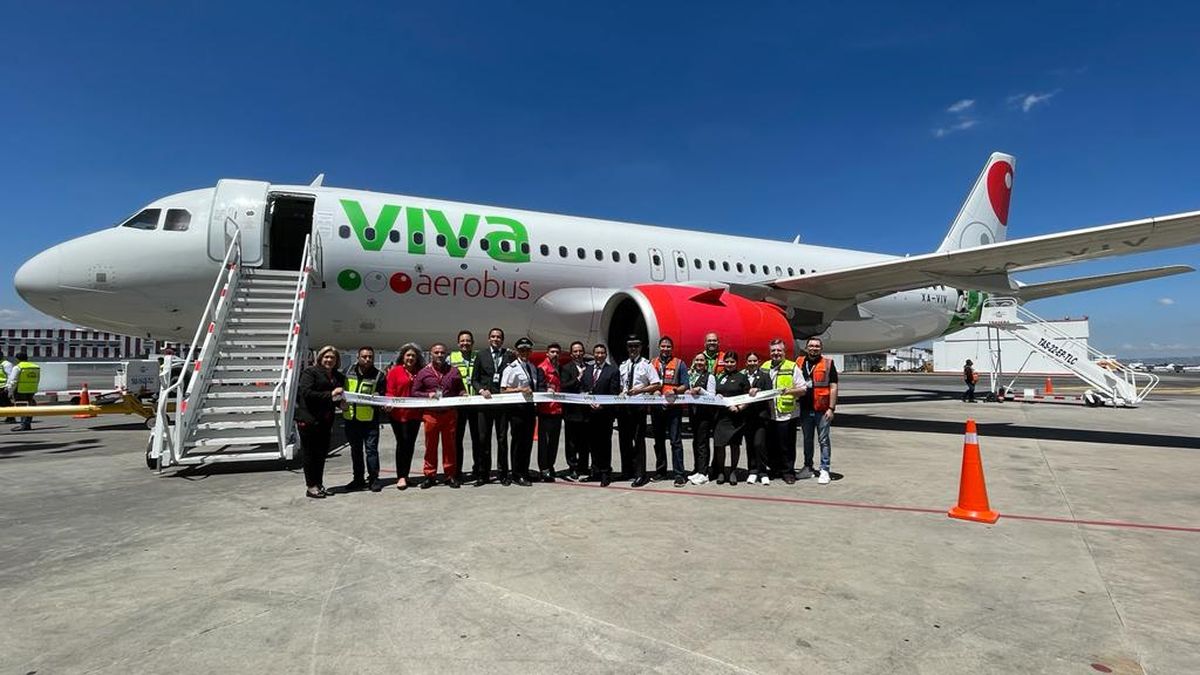 Viva Aerobus regresó al Aeropuerto Internacional de Toluca con vuelos a Mérida, Cancún y Monterrey.