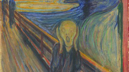 Algunas versiones de El Grito, obra icónica de Munch, podrán apreciarse en el Museo Nacional.