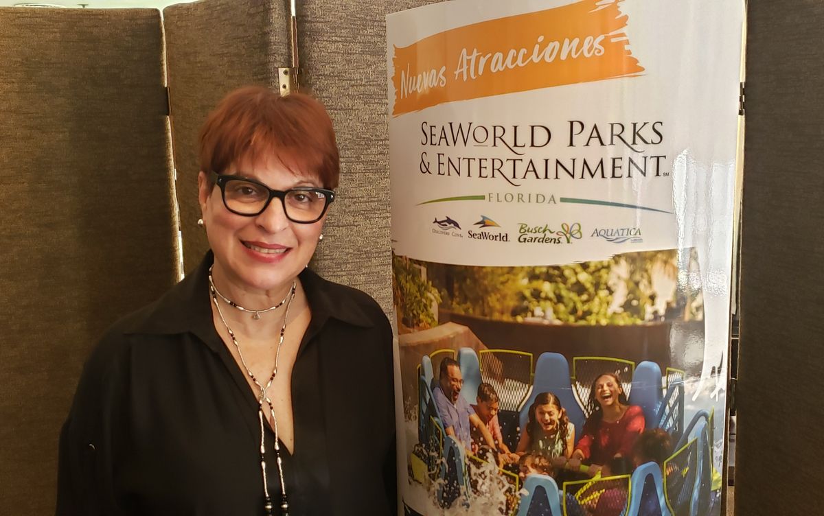 Diana Sosa, gerenta de Ventas de SeaWorld Parks & Entertainment para América Latina.