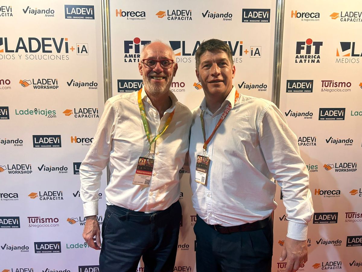 Tucano Tours: Alejandro Duarte, gerente comercial; Gerardo Nizetich, project manager. Tucano Tours: Alejandro Duarte, gerente comercial; Gerardo Nizetich, project manager.