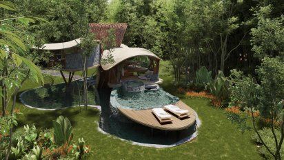 Awakening Sanctuary, un hotel singular en medio de la selva de Yucatán, cerca de Cancún.