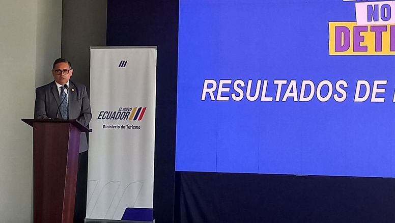 Mateo Estrella, titular del Ministerio de Turismo.