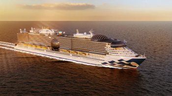 Princess Cruises: el Sun Princess emprendió la salida inaugural el 28 de febrero desde Roma