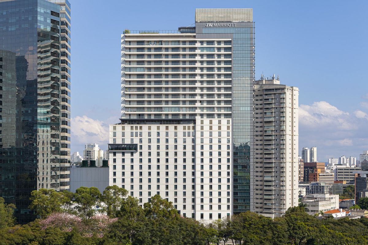 El flamante JW Marriott Hotel São Paulo se levanta en la zona del Parque da Cidade