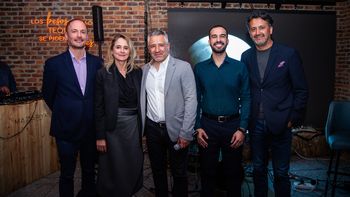 Carlos Ordoñez, gerente comercial del Plus Ultra; Luz Doris Bustamante, Country Manager de Universal Assistance en Colombia; Fabián Manotas, director regional de Ladevi; Bryan Mantilla,  gerente comercial para Colombia de Visit Florida y Alex Ruiz, director de Ventas para Sudamérica de Hyatt Inclusive Collection.