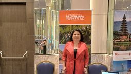 María Alexandra Ordóñez, gerenta de turismo de Aviareps, destacó las bondades de Kissimmee, durante el Workshop de Ladevi. 