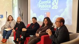 Cristóbal Benítez, director nacional de Sernatur junto a representantes del turismo durante la Cuenta Pública 2026 de la entidad.