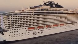 MSC World Europa, el primer buque de MSC Cruceros propulsado por gas natural licuado, donde donde se rodó el anuncio televisivo de la campaña “Descubrí el futuro de los cruceros”.