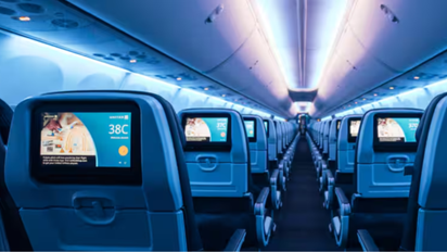 Las nuevas cabinas de United Airlines.