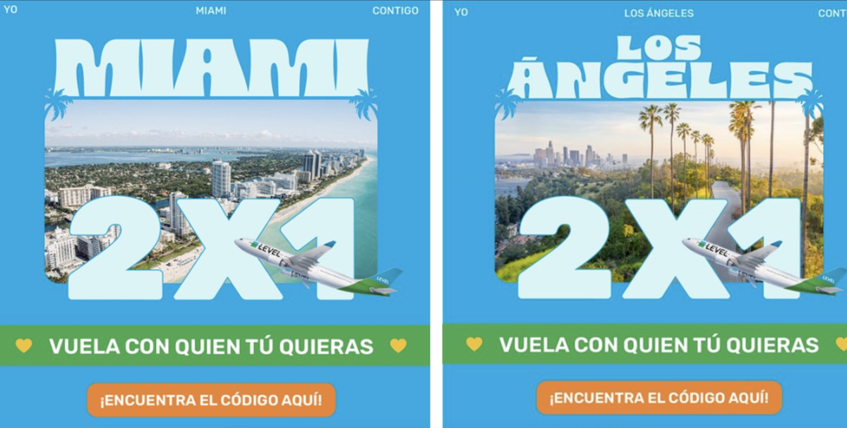 Cartel promocional de LEVEL por San Valentín.