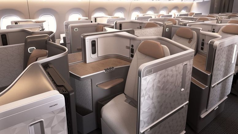 Nuevos asientos business de Iberia.