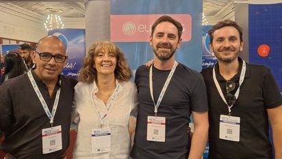 El equipo de Eurovips en el marco de la 50º edición de ECTU.