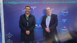 El director regional de Sernatur Antofagasta, Mauricio Soriano; junto al Encargado de Relaciones Institucionales de Ladevi, Andrés Azuaga. 