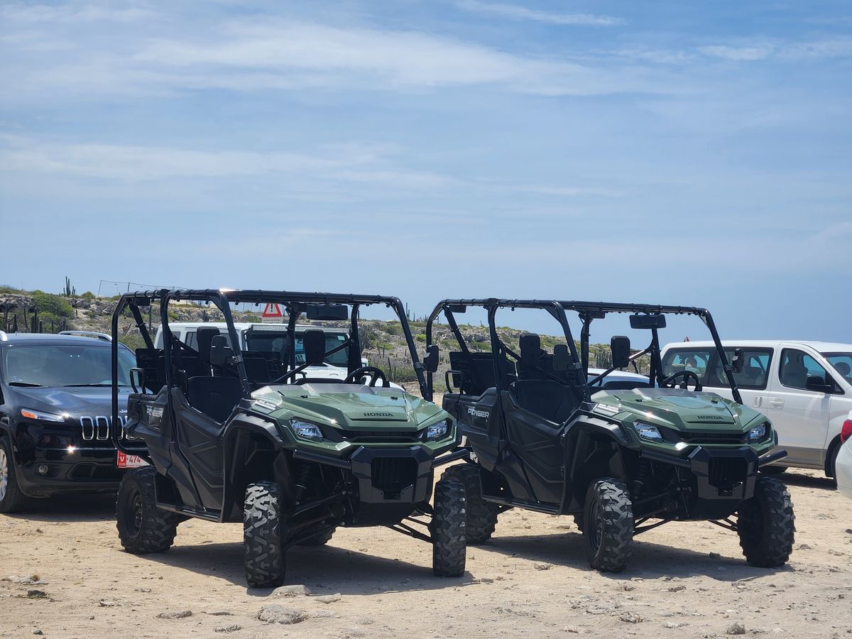 También se puede explorar la isla en un vehículo 4X4, bicicleta, caballo, cuatriciclo o segway.