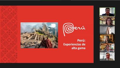 PromPerú destacó la oferta de lujo de la nación en un webinar dirigido a mayoristas y agencias ecuatorianas.