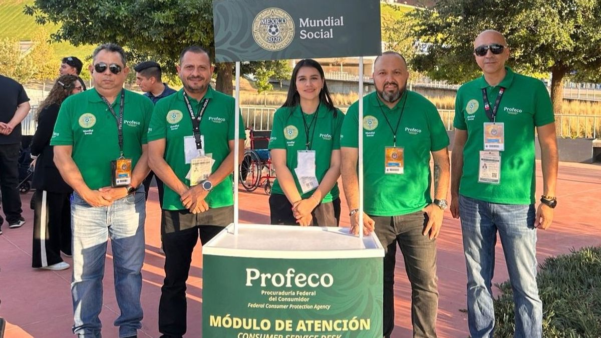 Profeco destaca sus módulos de atención a los consumidores en la Copa Mundial de Fútbol 2026.