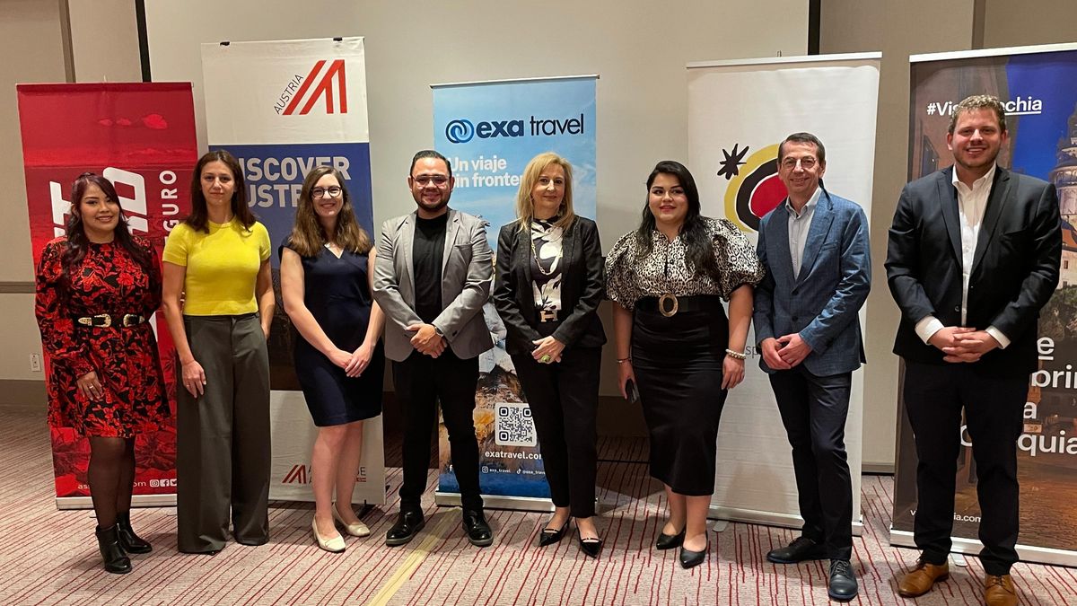 Mega Travel junto a representantes de destinos en Europa.