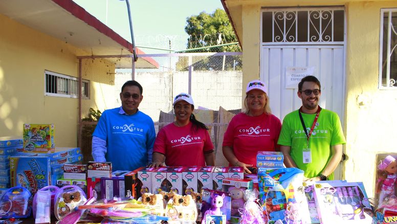 La familia Conexstur celebró el Día de los Niños y las Niñas con acciones de responsabilidad social en&nbsp;la “Casa Hogar Villa de las niñas y los niños”.