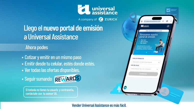 Un flamante portal web de Universal Assistance para las agencias.