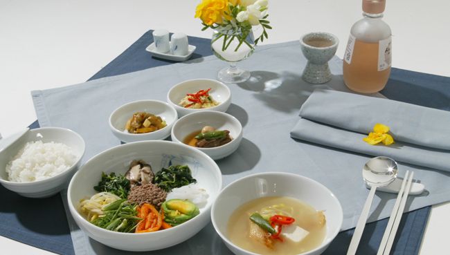 El bibimbap, plato típico coreano