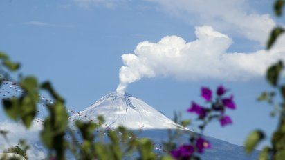 A dos horas de Ciudad de México se encuentra el Volcán Popocatépetl.