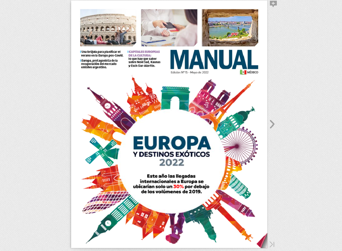 El Manual Europa y destinos exóticos 2022 incluye información sobre la situación del mercado emisivo local, el receptivo y las últimas novedades de los principales proveedores.