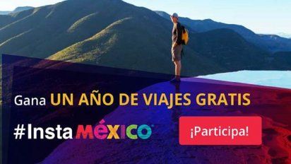 VisitMexico lanzó #InstaMexico, concurso que ofrece al ganador un año de viajes gratis por México.