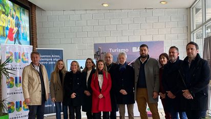 Autoridades de Visit Buenos Aires y Entur participaron de la apertura del nuevo stand de información turística sito en la terminal de Buquebús, en Puerto Madero.