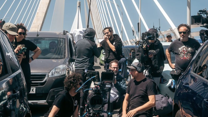 Set de rodaje en Cádiz, Andalucía.