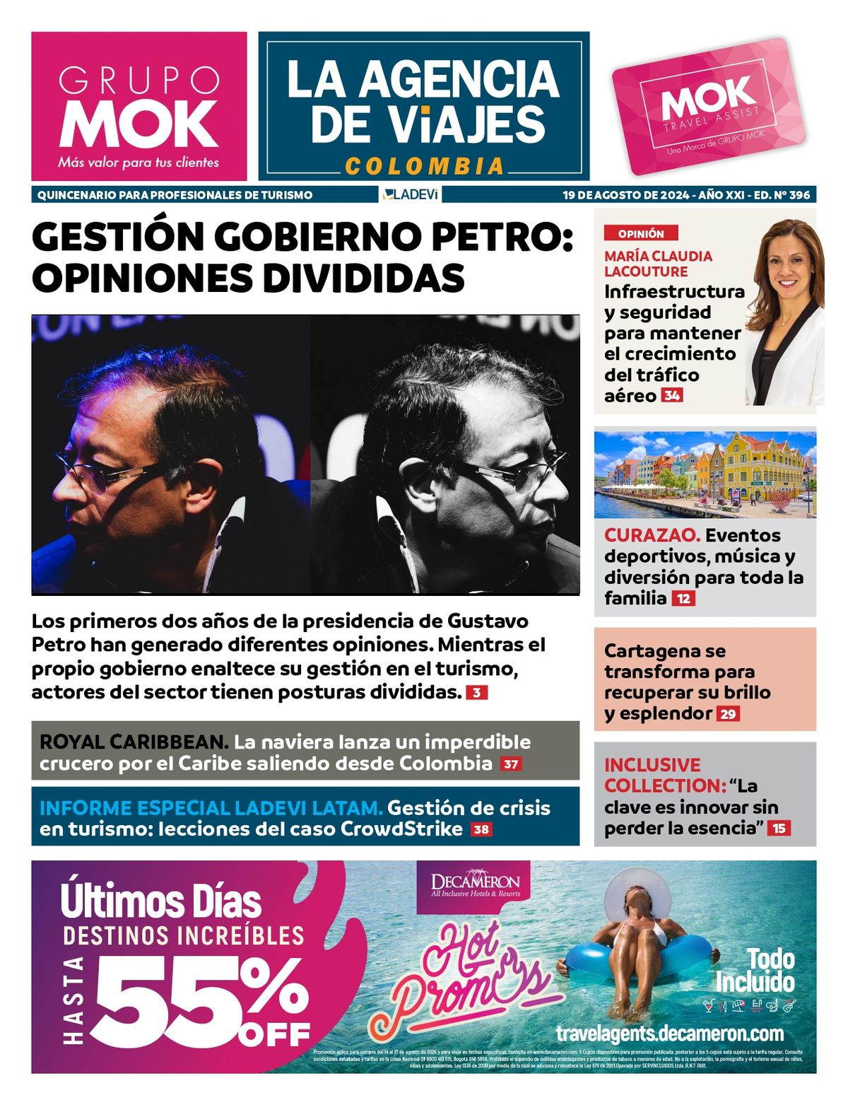 Revista La Agencia de Viajes, edición #396.