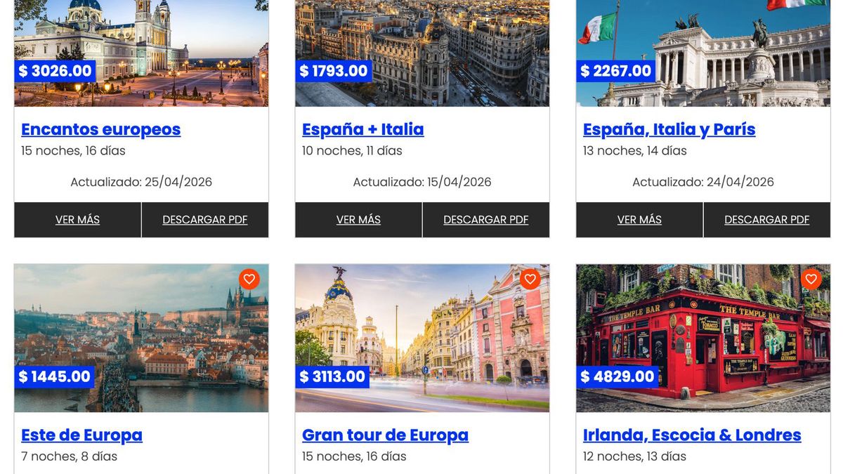 Nueva plataforma de Polimundo Agencias incorpora paquetes turísticos.