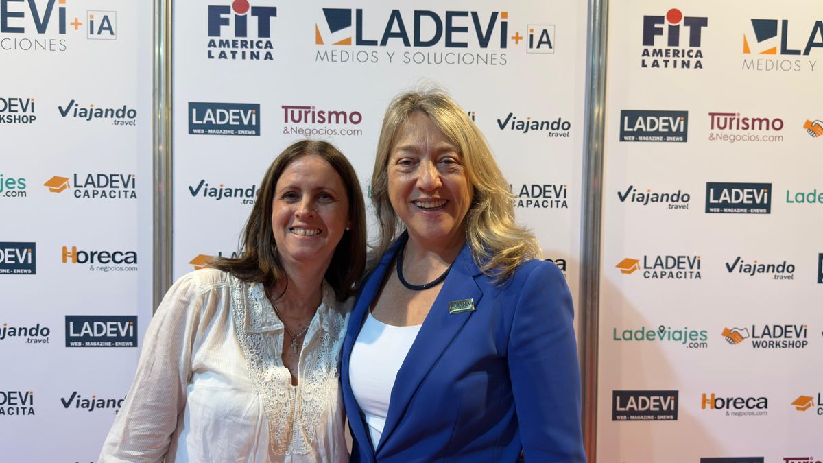 Georgina Temperley, titular de Georgina Temperley Turismo junto a Claudia González, directora de Ladevi. Georgina Temperley, titular de Georgina Temperley Turismo junto a Claudia González, directora de Ladevi.