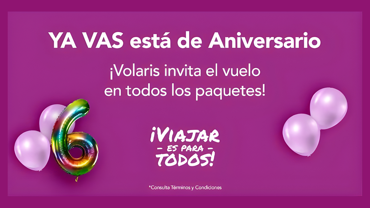 A seis años de su creación, Ya Vas, la agencia oficial de Volaris, renueva su imagen, plataforma &nbsp;y beneficios.