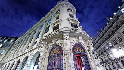 Exterior del hotel Banke, en París, hasta ahora propiedad de Derby Hotels y, a partir de ahora, operado por la cadena Radisson.