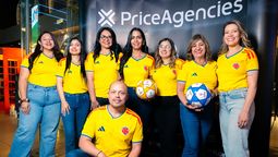 Karen Ochoa, capacitadora, PriceTravel Holding; AndreaJimenez, ejecutiva comercial, PriceAgencies; María del Pilar Escobar, gerentede Agencias de PriceTravel; María Elena Acero, ejecutiva comercial; LicethTamayo, ejecutiva comercial y Camilo Beltrán Gil, líder de agencias B2B,PriceAgencies.