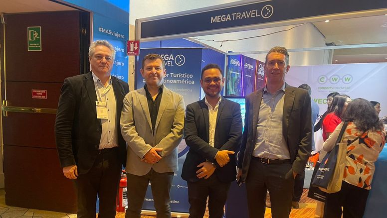 Mega Travel llega a EPTUR con una sólida oferta en Europa y Medio Oriente, reforzada por Exa Travel, en el contexto de la campaña #elEfectoMega.