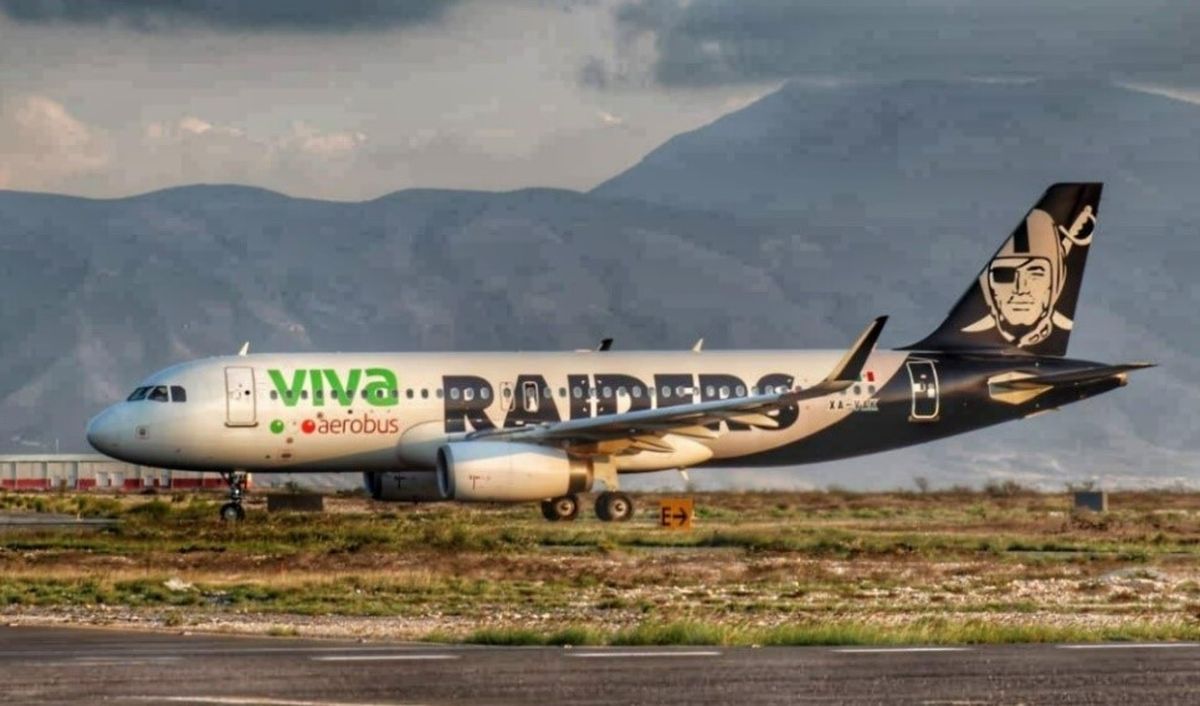 Viva Aerobus, La Aerolínea Oficial De Las Vegas Raiders