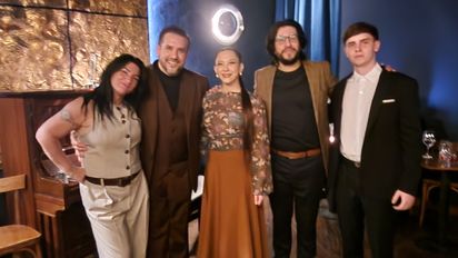 El elenco artístico de Secreto Tango Society.