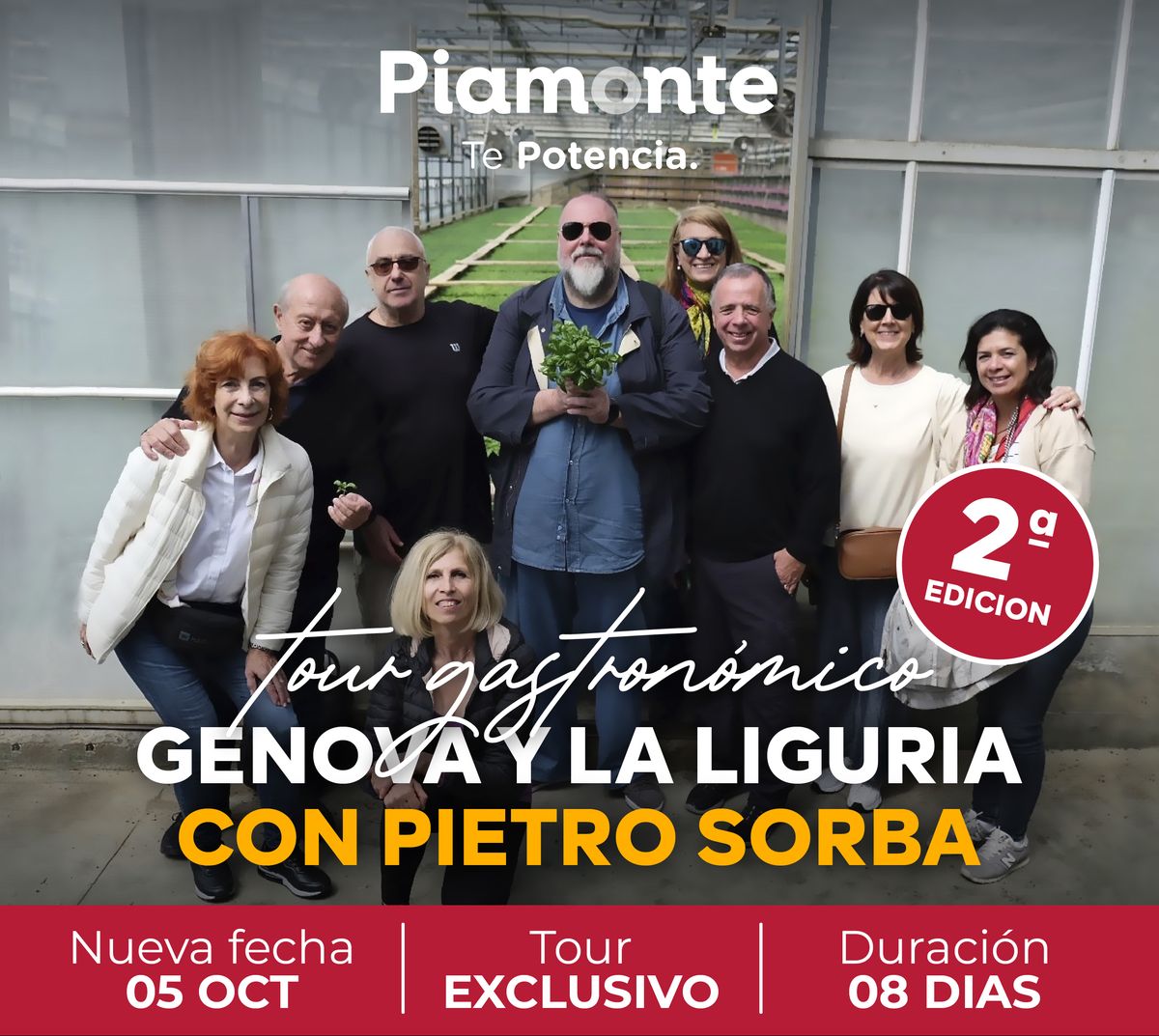 El Tour Gastronómico de Piamonte Turismo contará con el acompañamiento constante del periodista y crítico gastronómico Pierto Sorba.