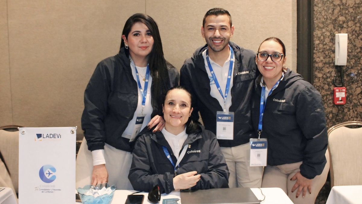 Equipo de Colaereo en el marco de Ladevi Workshop Bogotá.