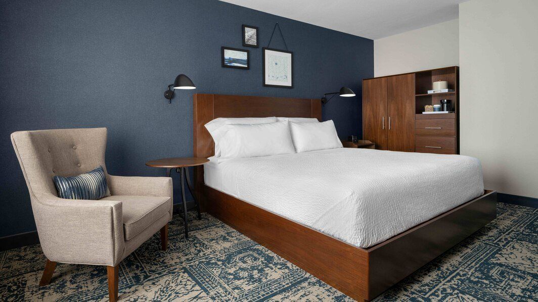 Una de las amplias habitaciones del Four Points by Sheraton Ciudad Juarez de Marriott Bonvoy.