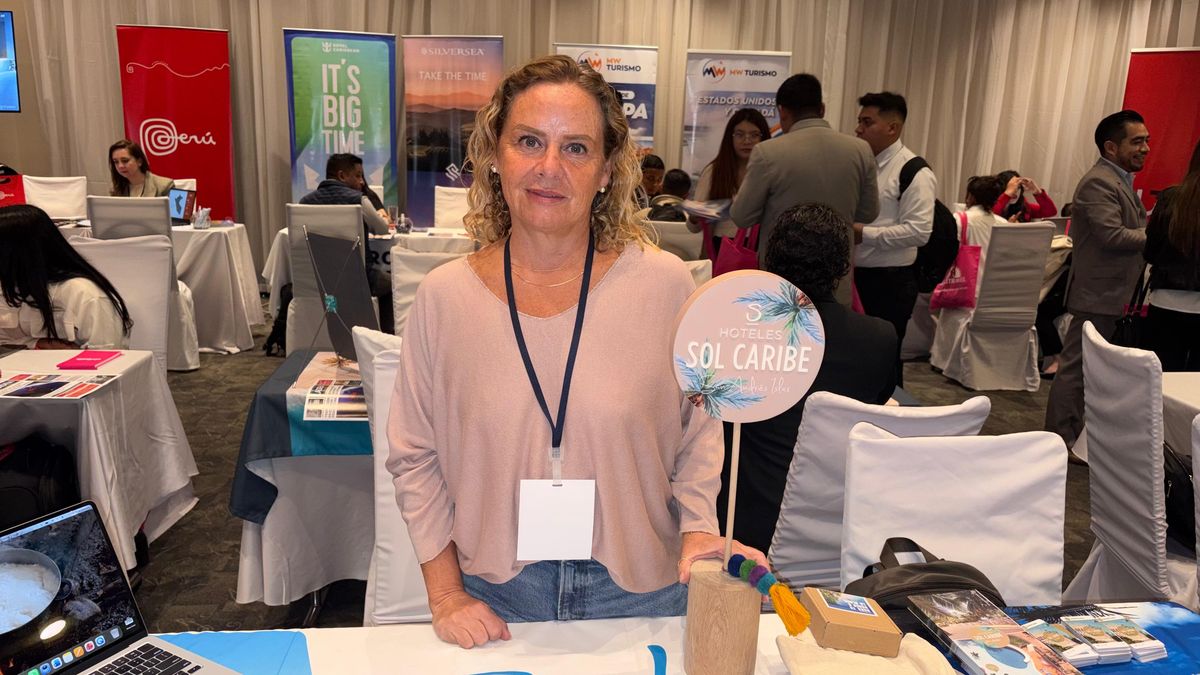 Carola Stamm, directora de Ventas de Hoteles Sol Caribe, en los Ladevi Workshop.