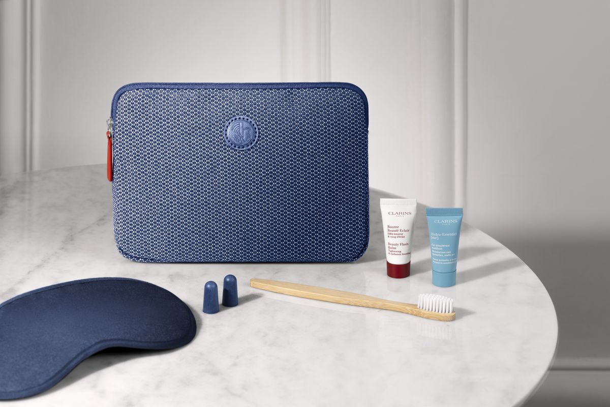 El moderno kit de confort presentado por Air France para su Business Class.